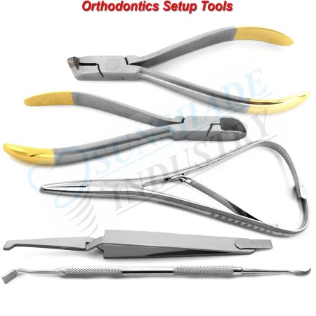 Orthodontic Distal Wire Cutter Needle Holder Band Pusher Scaler Dentistry Tools